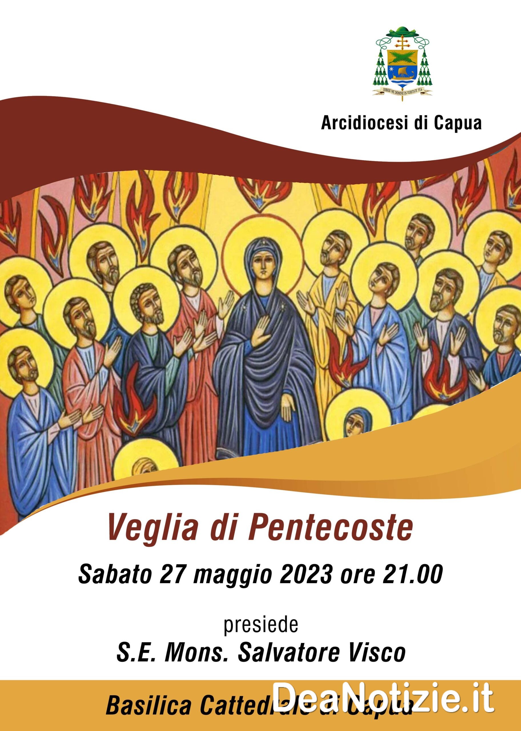 La Veglia Di Pentecoste Con Larcivescovo Di Capua Dea Notizie